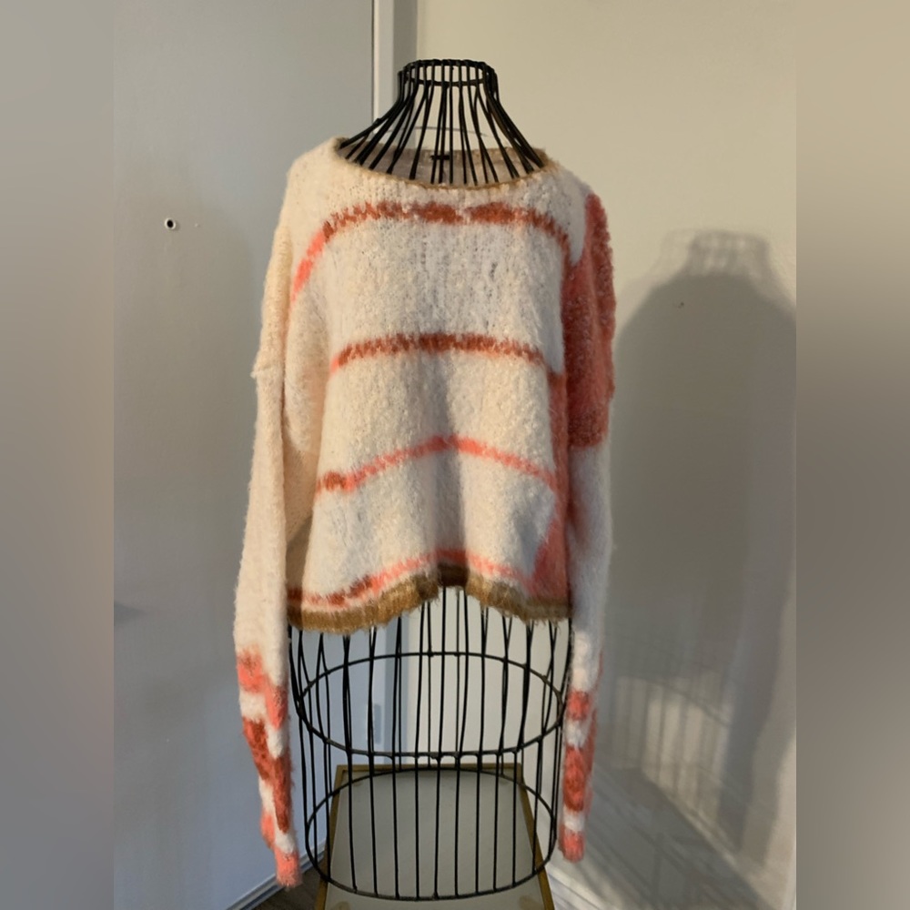 Free People NWT Super Soft Crop Sweater Size XL